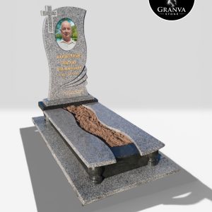 Одинарний пам'ятник "Жива пам'ять": Елегантність у світлих тонах