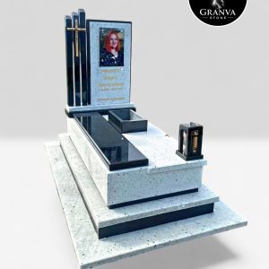 Одинарний меморіал «Геометрія Пам'яті» — Сучасний мінімалізм та бездоганний стиль